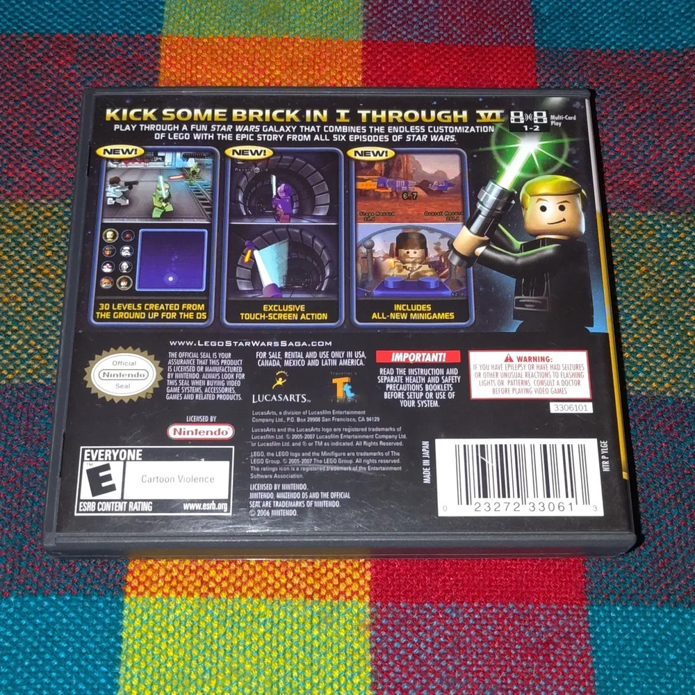 LEGO Star Wars: The Complete Saga (Nintendo DS, 2007)